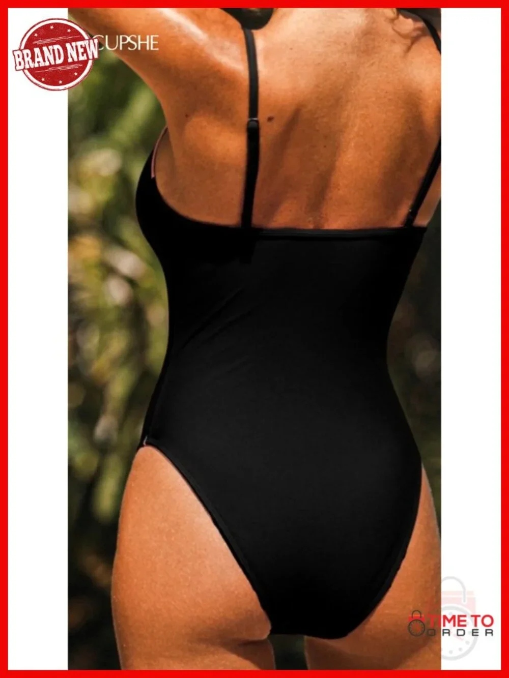 Deep V Wire Push Up One Piece Swimsuit Tummy Control Ruched Slimming Swimwear